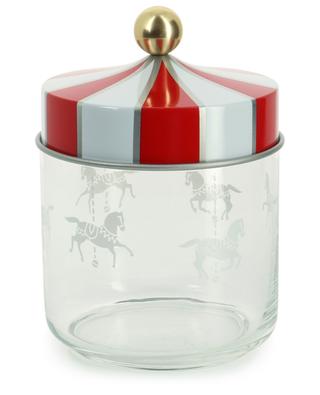 Circus - H16 cm hermetic glass jar ALESSI