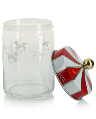 Circus - H19 cm hermetic glass jar ALESSI