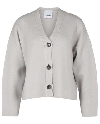 Wool and cashmere V-neck cardigan ALLUDE