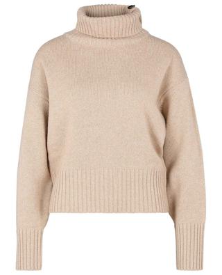 Cashmere jumper with stand-up collar ALLUDE