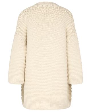 TERRA chunky cashmere knit coat with 3/4 sleeves FABIANA FILIPPI