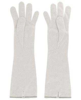 Gloves in virgin wool, cashmere and silk with beads FABIANA FILIPPI