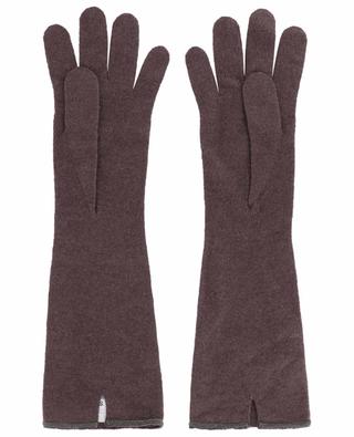 Gloves in virgin wool, cashmere and silk with beads FABIANA FILIPPI