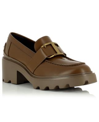 Mocassins cuir Chunky Small Heel & Bucle TOD'S