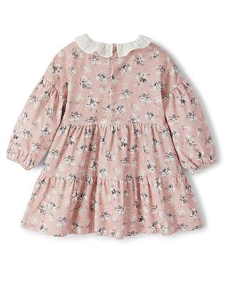 Floral tiered flounced baby dress IL GUFO