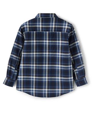 Checked boys' flannel shirt IL GUFO