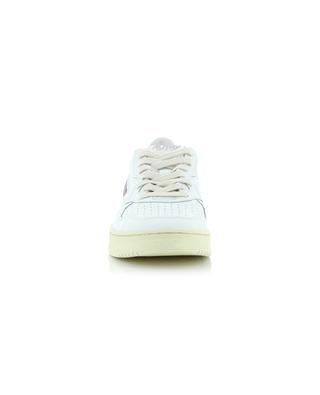 Medalist white and red low-top leather sneakers AUTRY