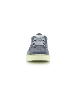 Medalist low-top lace-up sneakers in grey suede AUTRY