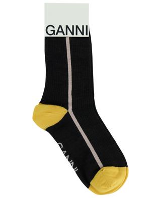Rippstrick-Soken aus Wollmix Mole GANNI