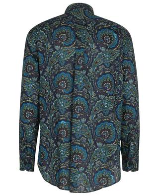 Comfort Fit Paisley printed textured stripe adorned shirt ETRO