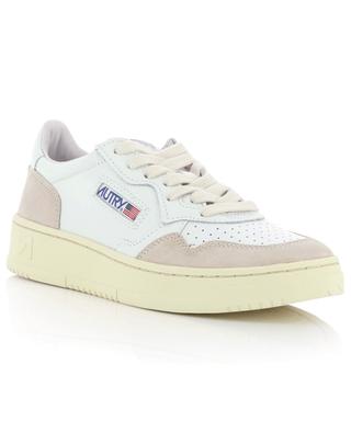 Medalist bicolour leather and suede lace-up sneakers AUTRY