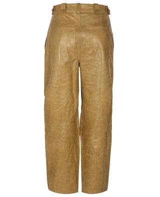 Jupiter high-rise carrot trousers in leather ULLA JOHNSON