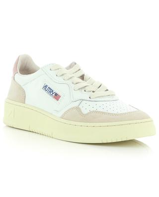 Medalist leather and suede low-top lace-up sneakers AUTRY