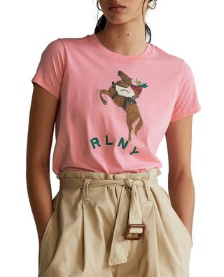 Cowgirl patch short-sleeved T-shirt POLO RALPH LAUREN