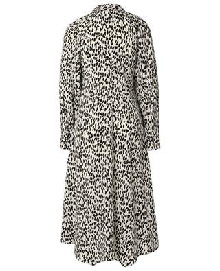 Robe asymétrique en soie imprimée léopard Wild Moment DOROTHEE SCHUMACHER