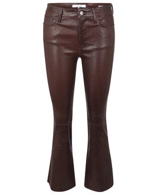 Le Crop Mini Boot leather trousers FRAME