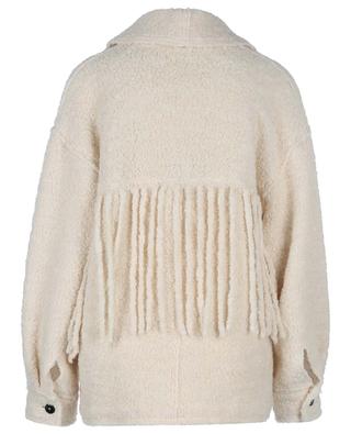 Fringed bouclé wool and alpaca jacket FORTE FORTE