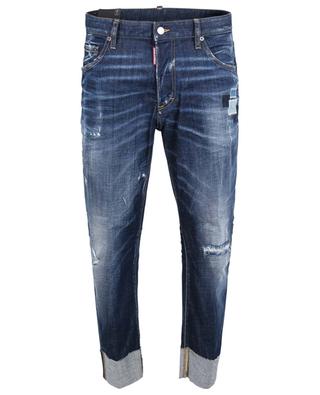 Gerade Jeans mit Umschlägen im Used-Look Sailor DSQUARED2