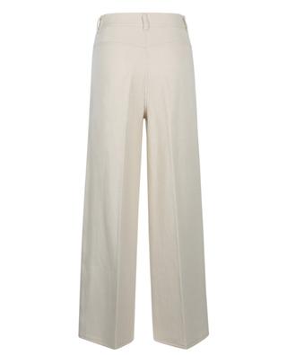 Cotton, linen and wool palazzo trousers FORTE FORTE