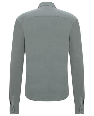 Long-sleeved cotton jersey shirt MAJESTIC FILATURES