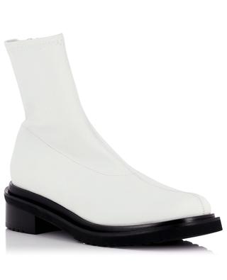 Kah Stretch leather flat ankle boots BY FAR