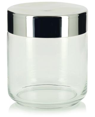 Julieta glass and steel kitchen jar - H12.3 ALESSI