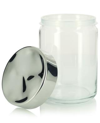 Julieta glass and steel kitchen jar - H15.8 ALESSI
