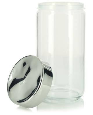 Julieta glass and steel kitchen jar - H21.6 ALESSI