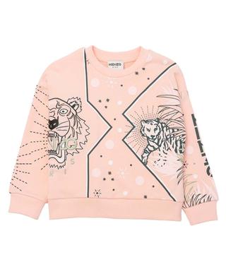 Sweat-shirt fille à col rond Multi Icons KENZO