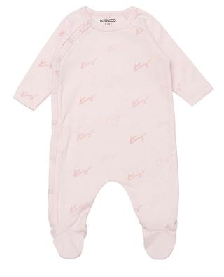 Logo printed baby all-in-one KENZO