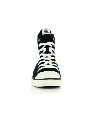 Benkeenh high-top lace-up sneakers in logo printed canvas ISABEL MARANT