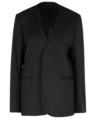Recycled Cashmere lapel-less oversize blazer TOTÊME