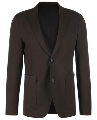 Single-breasted mottled slim fit blazer PAOLO PECORA