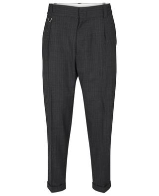 Relaxed fit tailored wool trousers PAOLO PECORA