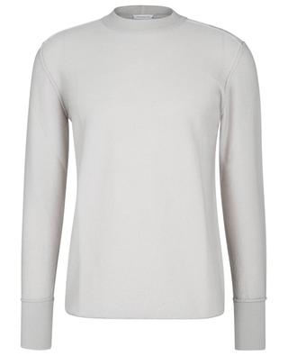 Fitted wool crewneck jumper PAOLO PECORA