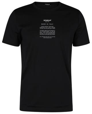 T-shirt en coton imprimé logo DONDUP