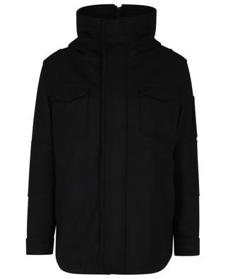 Wool parka with stand-up collar DONDUP