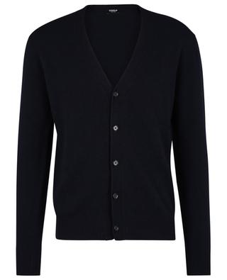 Wool and cashmere V-neck cardigan DONDUP