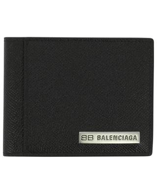 Brieftasche aus Saffiano-Leder Plate Squared Folded BALENCIAGA