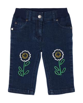 Jeans mit Blumenstickerei STELLA MCCARTNEY KIDS