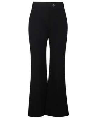 Cropped flared soft twill trousers VICTORIA VICTORIA BECKHAM