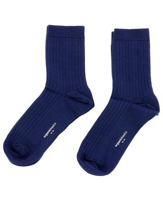 Socken aus gerippter Baumwolle ORGANIC BASICS
