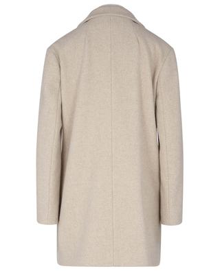 Short cashmere and Lurex coat with padded parts CINZIA ROCCA
