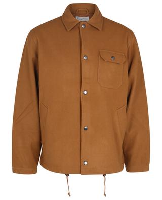 Mowbray Coach wool blend shirt jacket UNIVERSAL WORKS