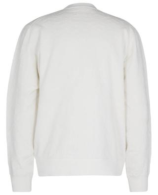 Sweat-shirt à col rond oversize brodé Loopback UNIVERSAL WORKS