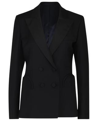 First Class Black Charmer cinched double-breasted blazer BLAZE MILANO