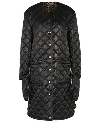 Shimmering quilted coat with mittens DOLCE & GABBANA