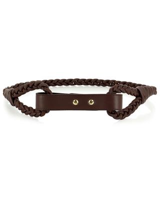 Vitello ancy braided belt N.D.V PROJECT