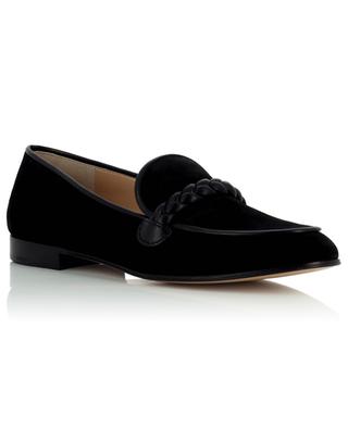 Belem suede loafers with braid details GIANVITO ROSSI