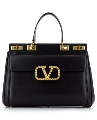 Rockstud Alcove Large grained leather handbag VALENTINO